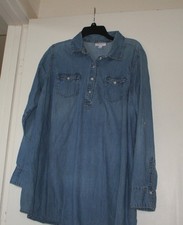 Liz Lange Denim Maternity Top - XXL