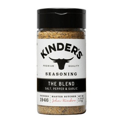 The Blend Seasoning Salt pepper And Garlic 6.25 Oz (Case Of 6) By Kinders