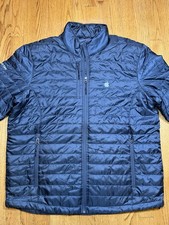 Apple Logo Full Zip PUFFER JACKET Employee XL NEW WITH TAGS NWT Extra Large Gray