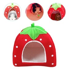 Bunny Warm Hideout Small Pet House Hamster Sleeping Cushion Animal Bed Cozy