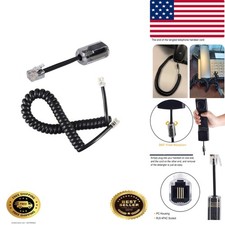 Anti-Tangle Telephone Handset Cord Detangler with 7.5ft Uncoiled Cable Set