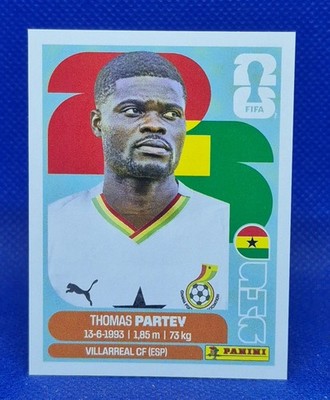 2026 Panini FIFA World Cup Sticker Thomas Partey #GHA 10 - Ghana