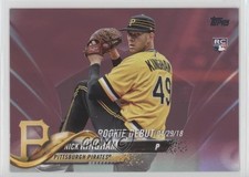 2018 Topps Update Rookie Debut Mother's Day Hot Pink 24/50 Nick Kingham #US9 6z2