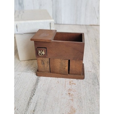 Reevesline vintage dollhouse cabinet table Victorian unique mini home decor