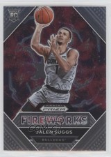 2021-22 Panini Prizm Draft Picks Fireworks Jalen Suggs #3 Rookie RC 00gy