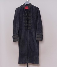 Tripp NYC Coat Black Jacket Gothic Military Band Matrix Steampunk Rock USA Y2K