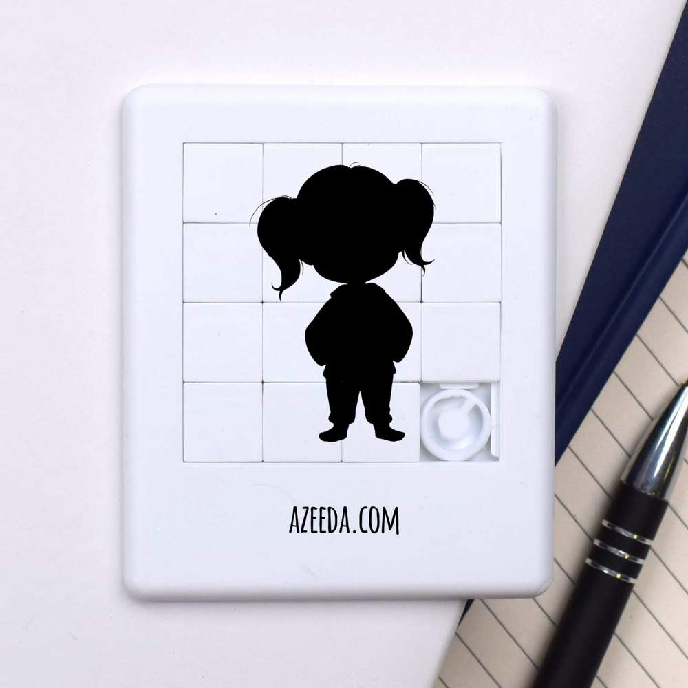 'Little Girl Silhouette' Sliding Puzzle (PZ00035487)