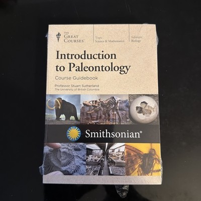 The Great Courses INTRO TO PALEONTOLOGY  DVD Set & Course Book Sealed