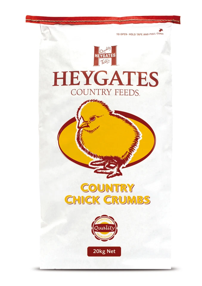 Heygates Country Chick Crumb Non Medicated 20kg Chickens Geese Ducks & Wildfowl