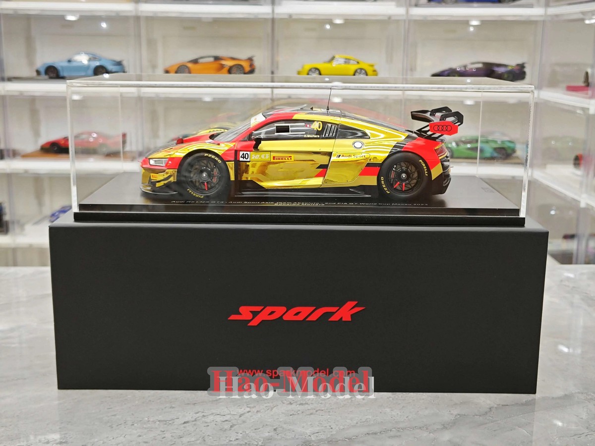 Spark 1:18 Le Mans Audi R8 LMS GT3 2023 Resin Diecast Model Car