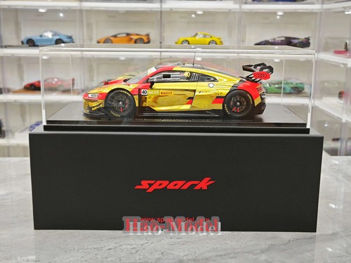 Spark 1/18 Le Mans Audi R8 LMS GT3 2023 Resin Diecast Model Car Ornaments Gifts - Picture 9 of 19