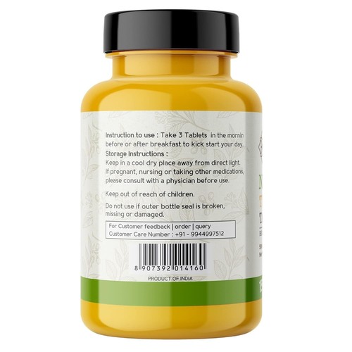 AB Ayurveda Neem Turmeric with Black pepper Tablets 150 Tablets - Picture 7 of 7