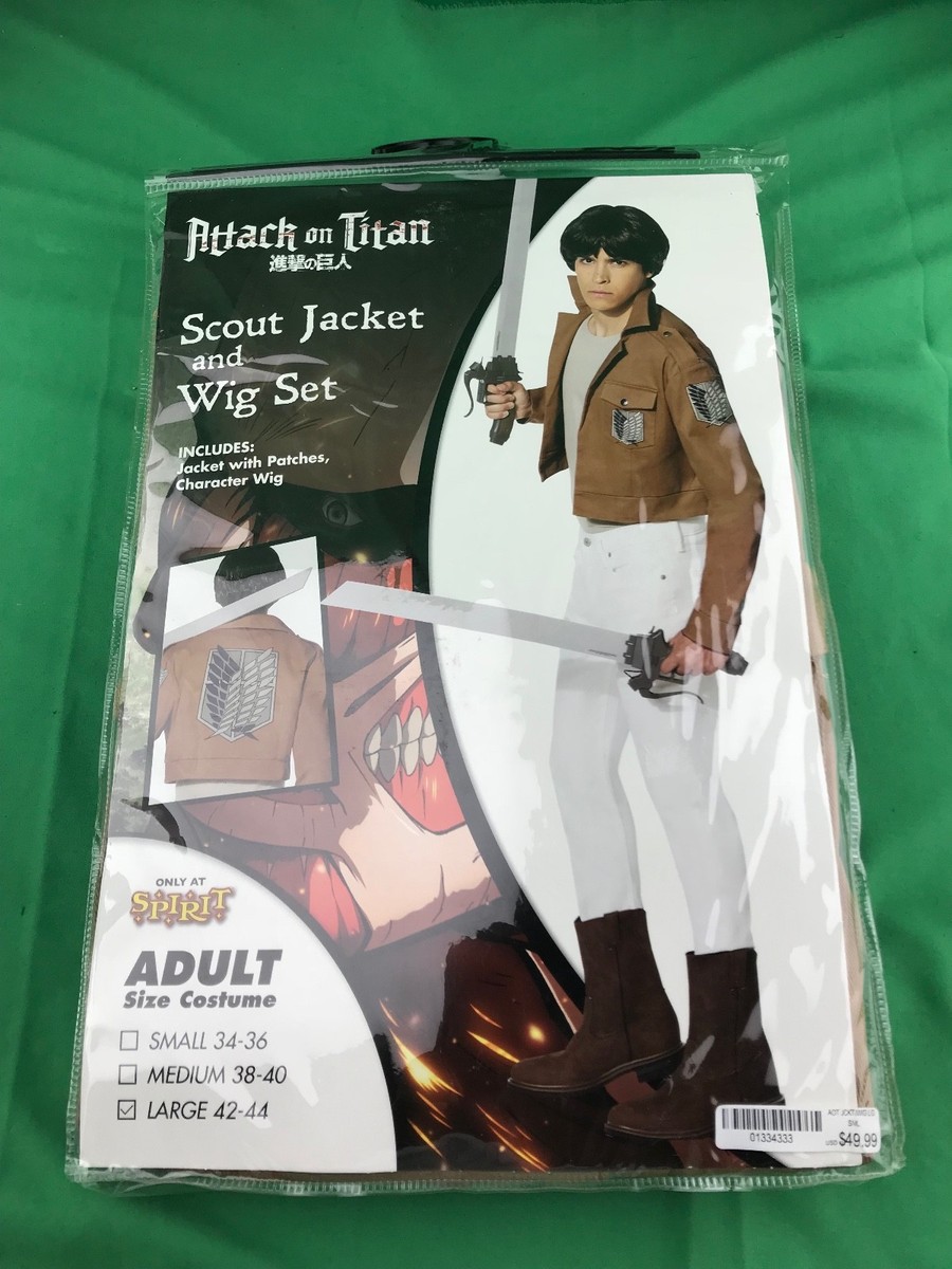 Official Spirits Attack On Titan Costume! SZ LARGE 42 44