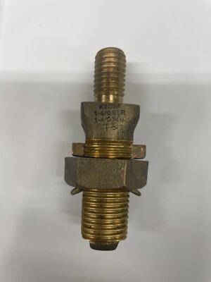 Burndy K2C28 SERVIT POST Cable to Flat, #1 - 4/0 AWG, 5/8 - 11 Stud Grounding