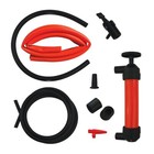 WirthCo 32467 Dispensing Pump For Oil/ Gas/ Water/ Other Liquids w/50" Hose Red