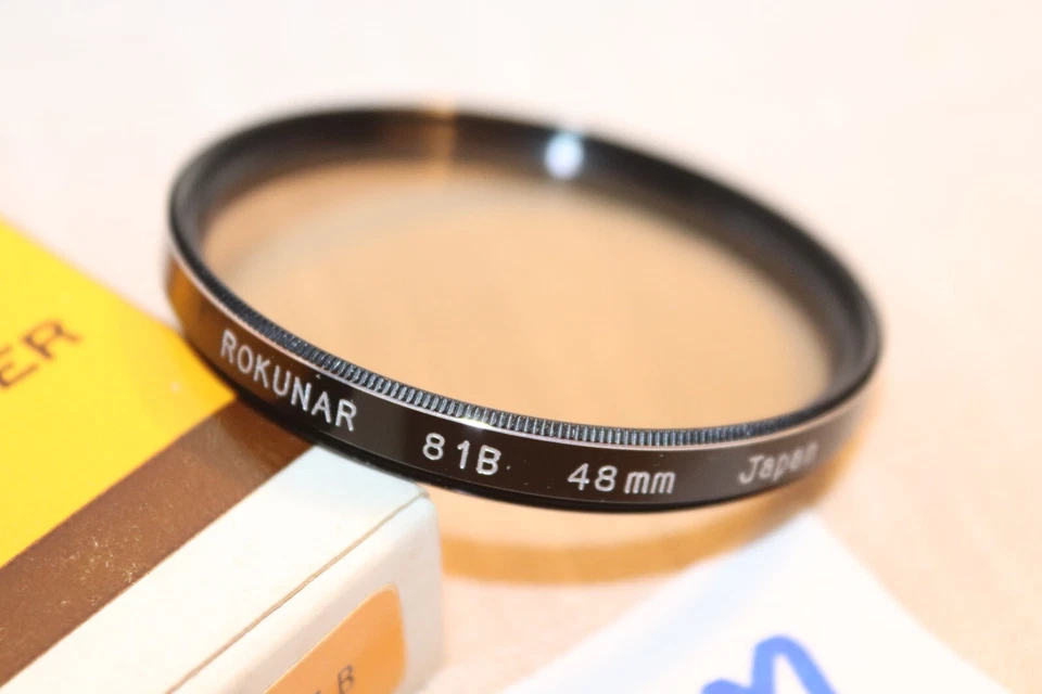 NOS Rokunar 48mm 81B Warm FILTER Japan 48mm 81B Warm Light Balancing Filter-Mint - Image 2 of 4