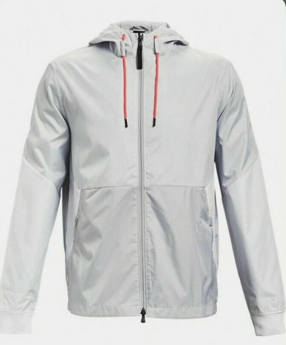 Under Armour Men's Legacy Windbreaker Jacket Grey L