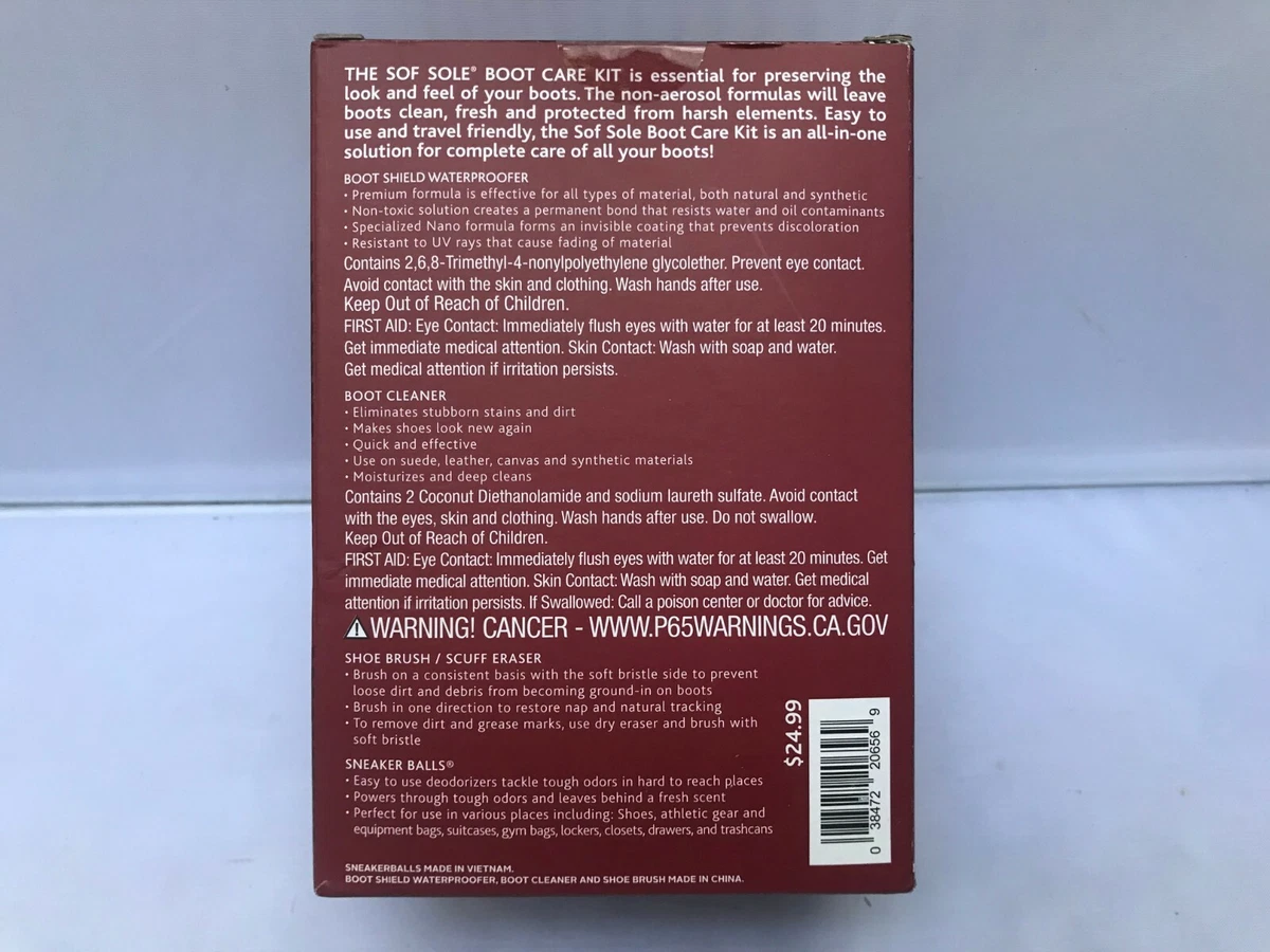 Sof sole shop boot care kit