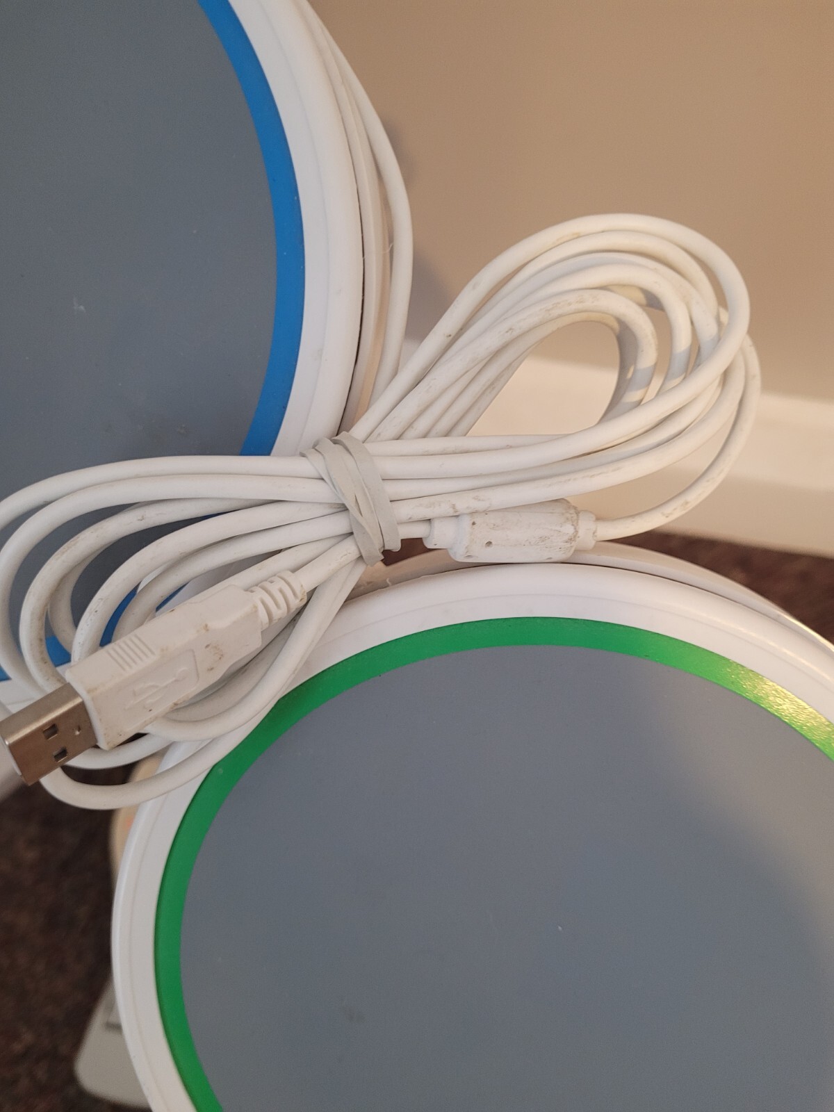 Nintendo Wii Rock Band Harmonix Wired Drum Set 19092 With Pedal