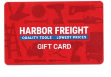 Harbor Freight Tools Red Gift Card No $ Value Collectible SV2200454