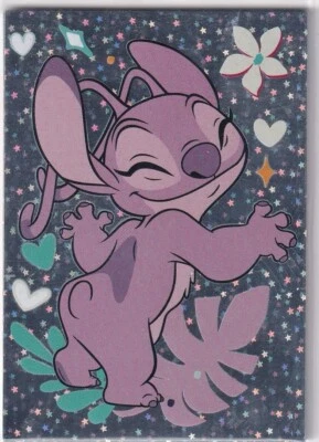 Figurina Panini 2025 Stitch Sparkling Fun Trading Card n.62 Stella - Star Holo