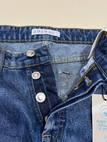 DENIM CO Vintage Women’s Straight Crop Denim Jeans (Size UK 6) - Picture 5 of 9