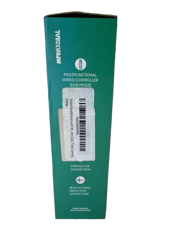 MPOW HC6 Kids Headset w/Mic USB+3.5mm Hi-Fi Audio BH328A 328AL #2K0NX - Image 2 of 4