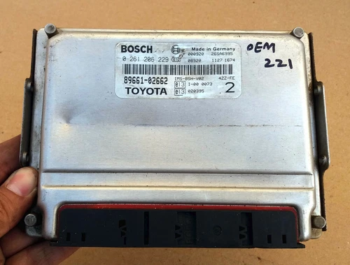 TOYOTA COROLLA 1.4 PETROL 0261206229 4ZZ-FE 89661-02662 Ecu ecm oem jdm used - Picture 5 of 5