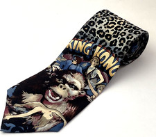 King Kong Men’s Tie 1992 American Films Classics Mens 100% Silk Necktie USA Made