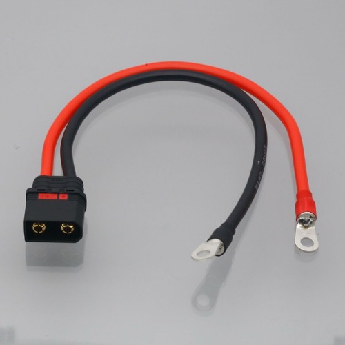 QS8 Male to M6 Ring O Lug 88A 110A High Current Battery Charging Leads 6AWG 8AWG - Picture 6 of 7