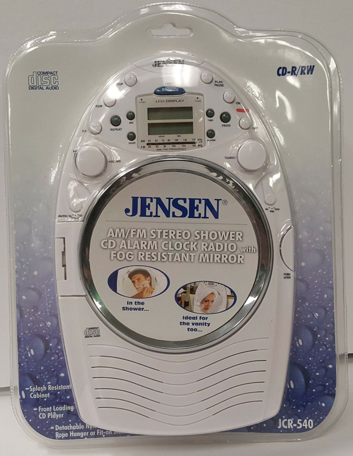 jensen bluetooth shower radio