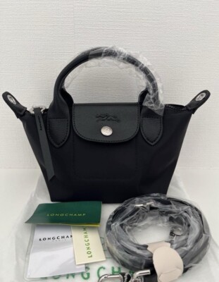 Longchamp Le Pliage Neo XS Shoulder Bag Black Outlet Japan | eBay