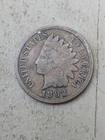 1892 Indian Head Cent,Good 1 Cent Penny