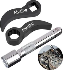 Musibo 3 Pcs Pry Bar Wrench Adaptor Head,2025 New Crowbar Adapter Head Tool,H...