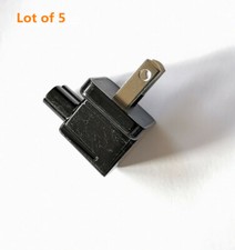 5X 2-Prong Right Angle AC power Plug adapter Figure-8 For Camera Power Supply