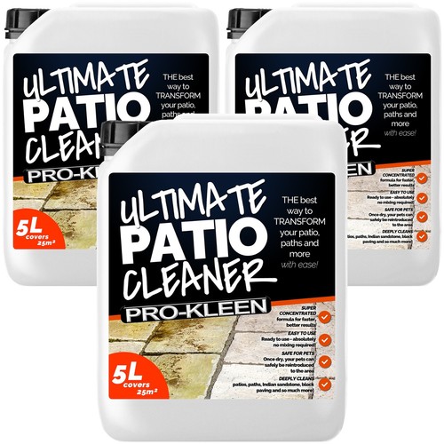 ProKleen Ultimate Patio Cleaner Black Spot Remover Lichen Drives Slabs 15L eBay