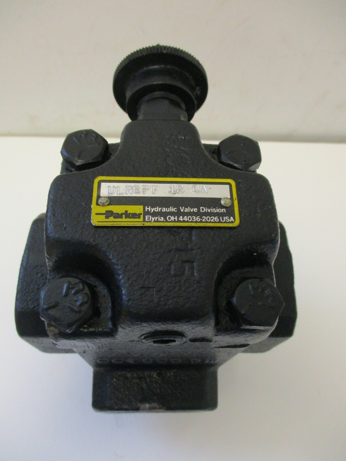 PARKER HYDRAULIC PRESSURE CONTROL R6PF 12 CA UL eBay