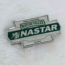 Trollhaugen Ski Resort Wisconsin Nature Valley NASTAR Silver Award Lapel Pin