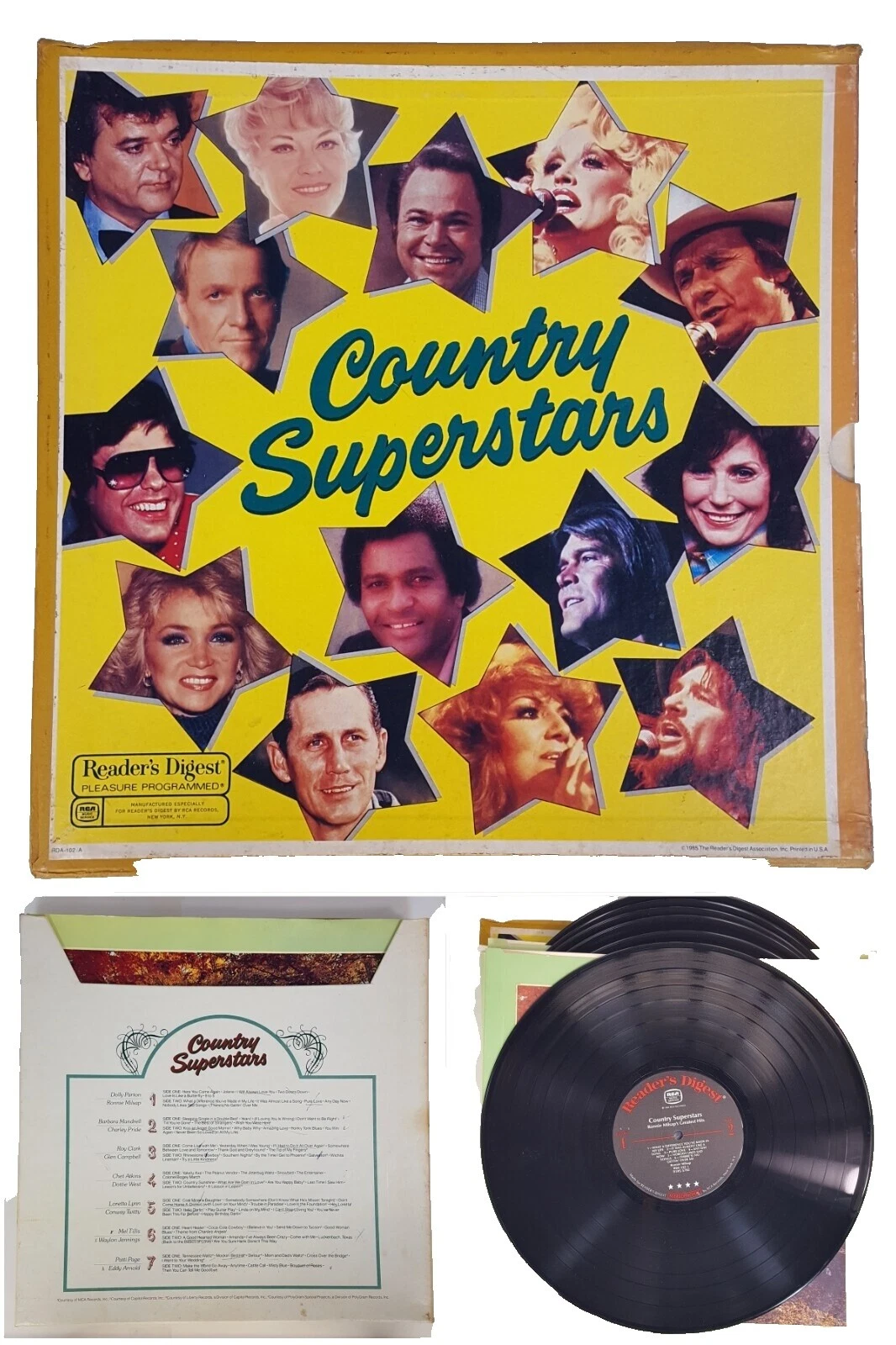 Superstar país Velocidad de 33 RPM Discos de Vinilo