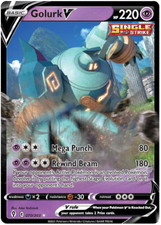 GOLURK V 070/203 EVOLVING SKIES POKEMON (ULTRA RARE, NM)