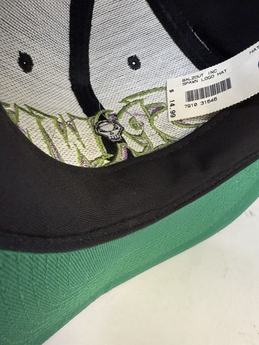 NUEVO CON ETIQUETAS De colección Spawn Todd McFarlane Sombrero Raro Logo Gorra Snapback Libro de Cómics Antihéroe - Imagen 5 de 5