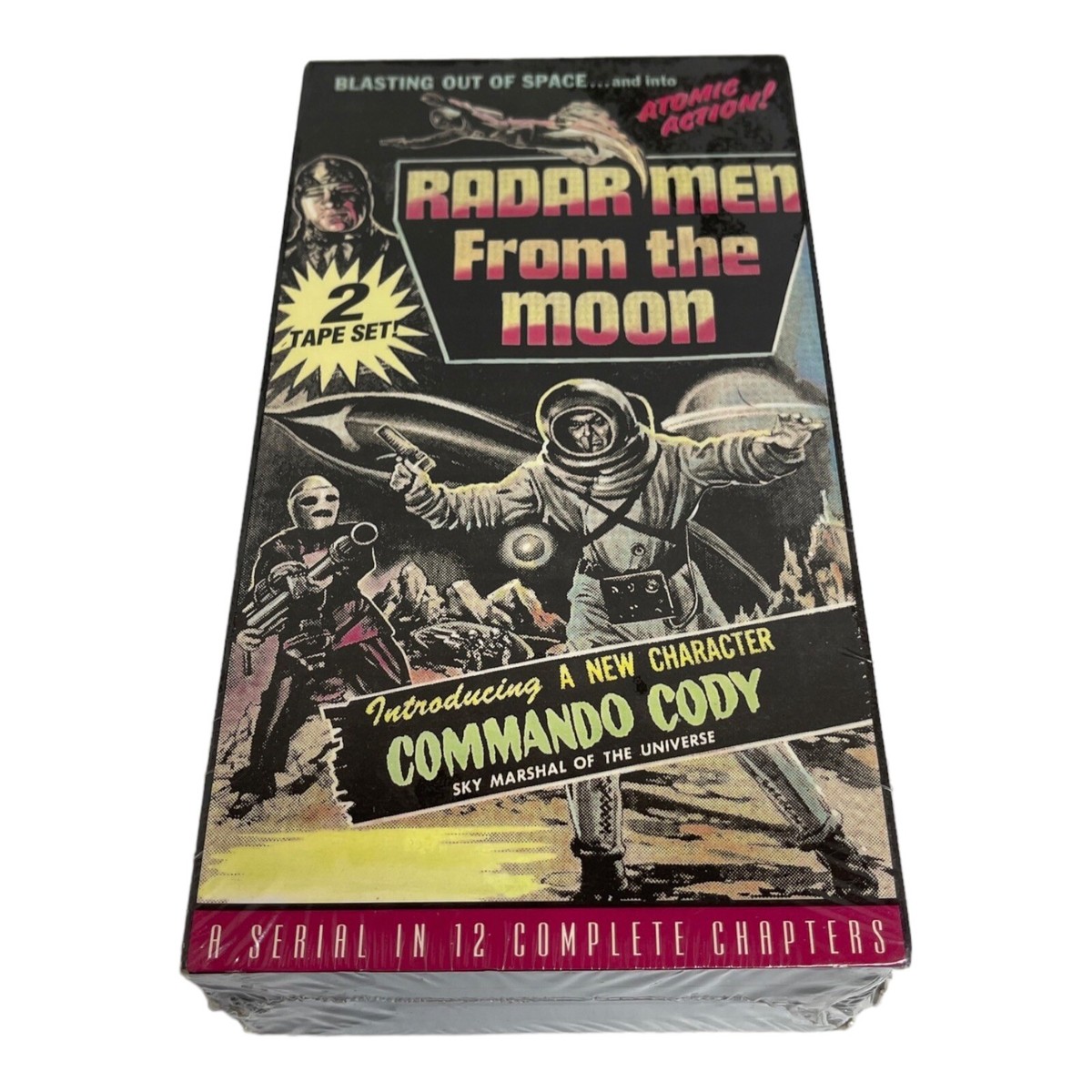 Radar Men From The Moon VHS Sc-ifi 12 Chapter Serial 2 Tape