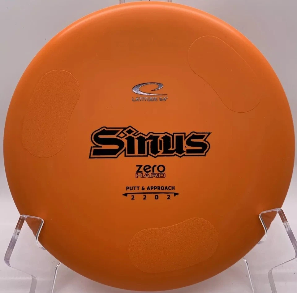 Latitude 64 Zero HARD Sinus Rare OOP Old Run! w/ Grip Zones New Disc Golf Putter - Image 2 of 4