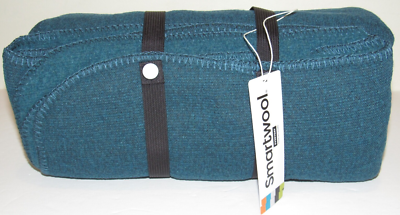 #ad SmartWool Hudson Trail Blanket Blue Ocean Abyss Camping 68x55 Inch Oversized NEW $39.90
