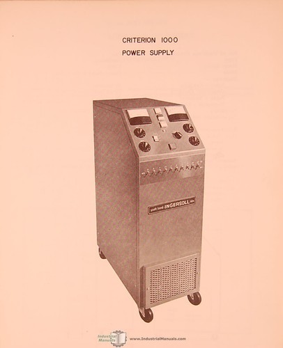 Ingersoll Rand Southbend Criterion 1000, EDM Operation Service Electrical Manual - Picture 6 of 7