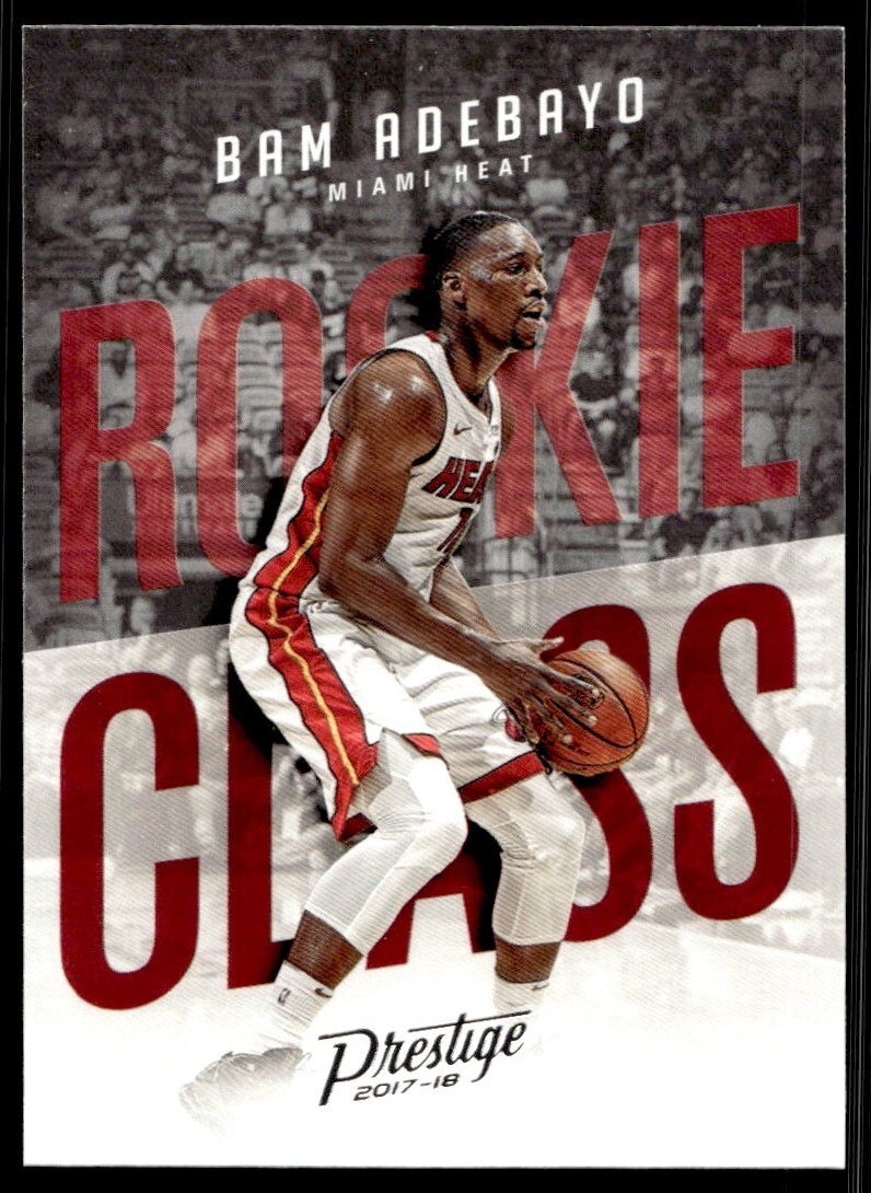 2017-18 Panini Prestige Bam Adebayo Rookie G9 Miami Heat #12