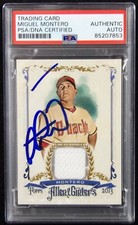 Miguel Montero Signed 2013 Topps Allen & Ginter's Relic Card #AGFR-MM PSA Authen