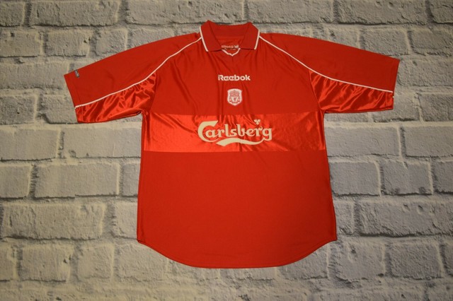 REEBOK jersey LIVERPOOL shirt Carlsberg kit red vintage rare 38 40 97 102 cm | eBay
