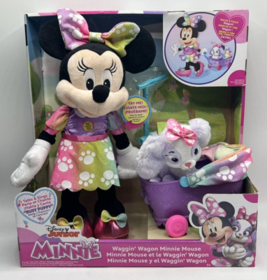 Disney Junior Minnie Mouse Waggin' Wagon Puppy Interactive Walks