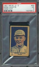 1921 W516-2-1 #30 Eddie Cicotte PSA 3 Chicago White Sox